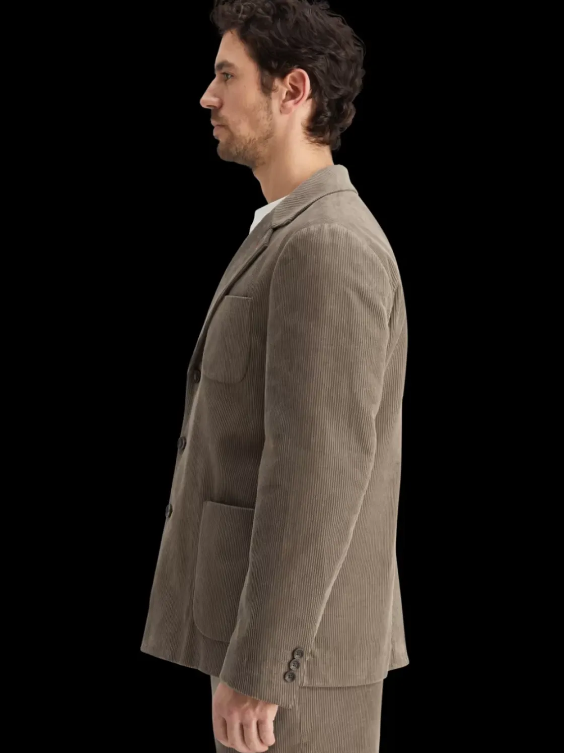 Unconstructed relaxed 3-button corduroy blazer-Scotch & Soda Clearance