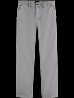 Verve - acid washed cotton-blend worker pant-Scotch & Soda Best