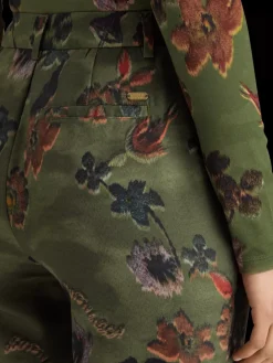 Violet poetry tapestry kick flare pant-Scotch & Soda Fashion