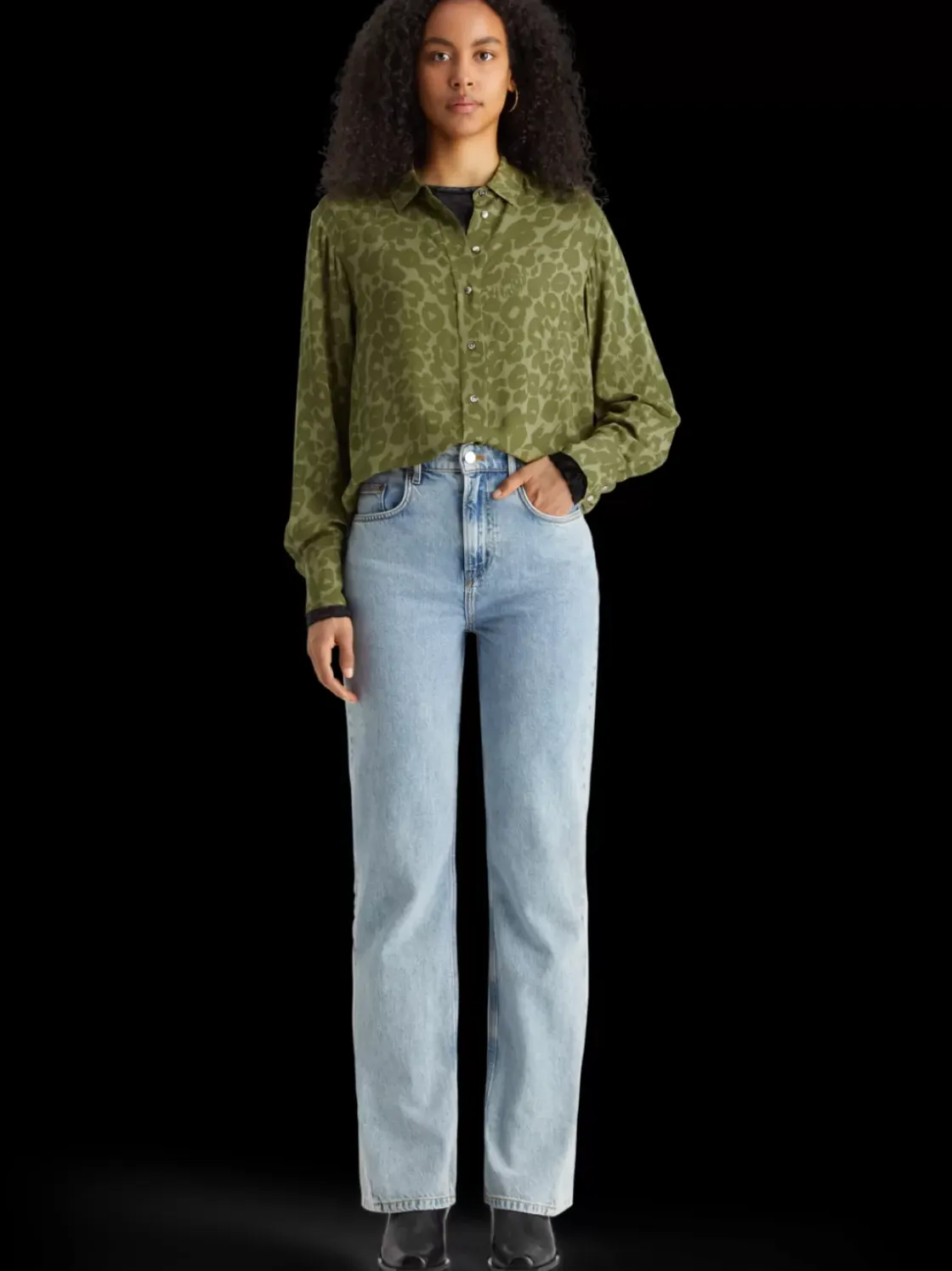 VISCOSE PRINTED RELAXED FIT SHIRT-Scotch & Soda Sale