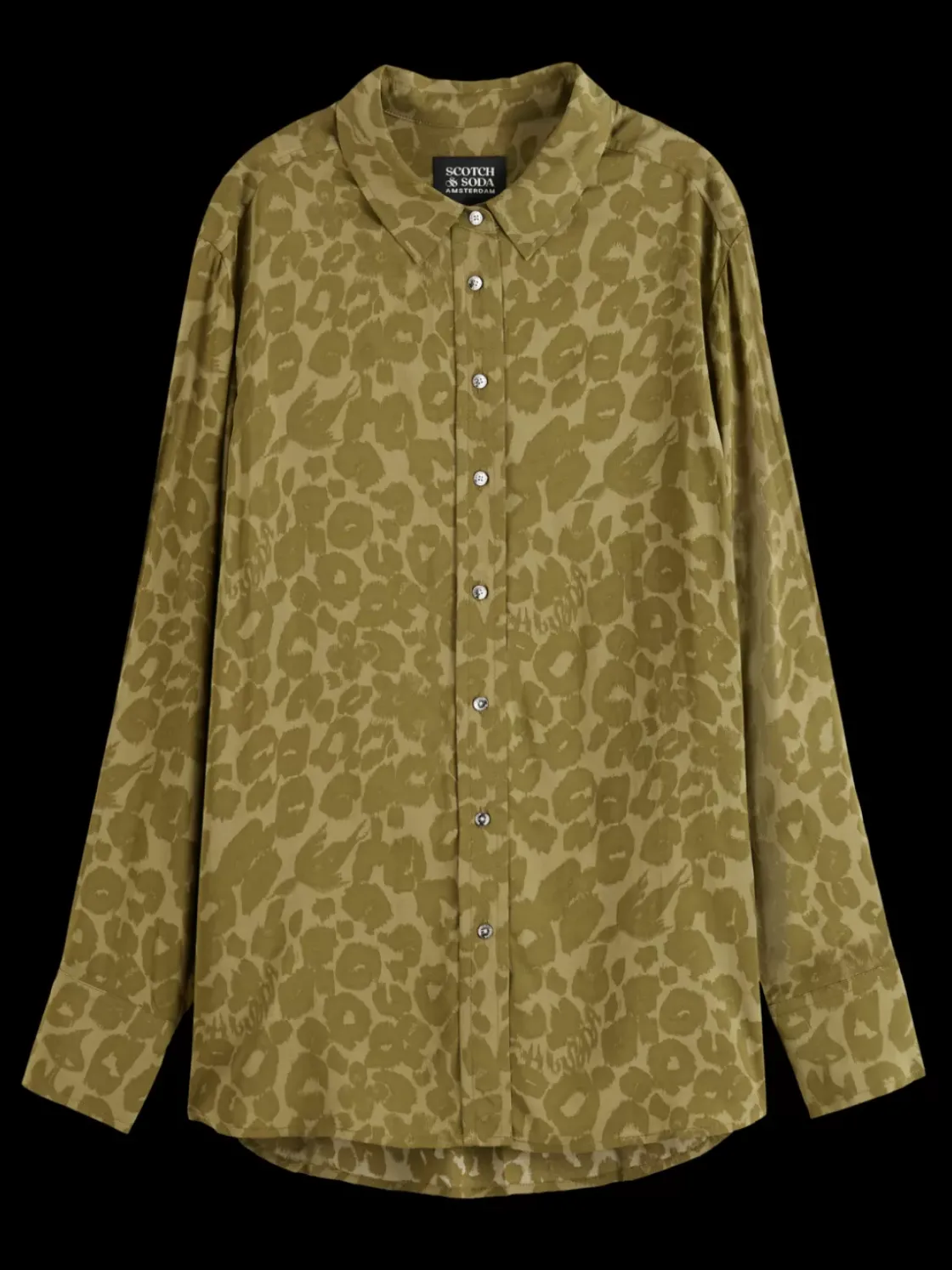 VISCOSE PRINTED RELAXED FIT SHIRT-Scotch & Soda Sale