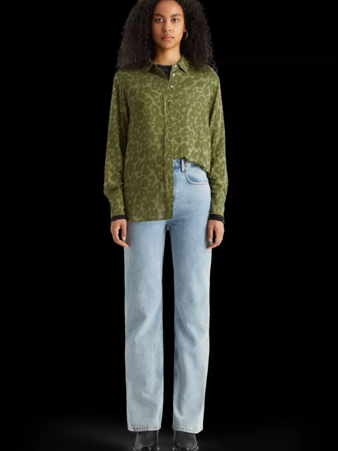 VISCOSE PRINTED RELAXED FIT SHIRT-Scotch & Soda Sale