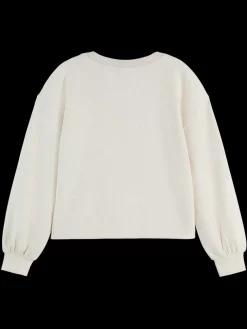 V-neck modal sweatshirt-Scotch & Soda Fashion