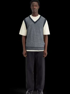 V-neck vest special stitch-Scotch & Soda Online