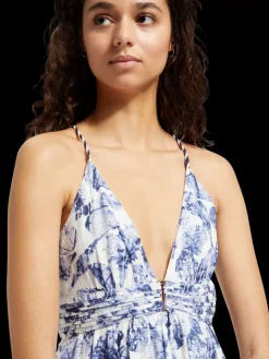 WAISTED MAXI DRESS-Scotch & Soda Discount