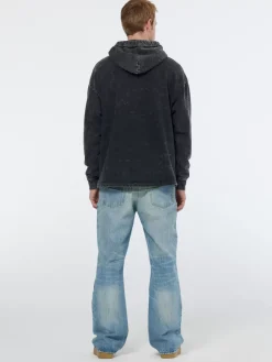 Washed artwork relaxed fit hoodie-Scotch & Soda Fashion