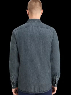 WASHED BLACK DENIM SHIRT-Scotch & Soda Clearance