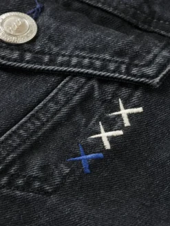 WASHED BLACK DENIM TRUCKER JACKET-Scotch & Soda Best