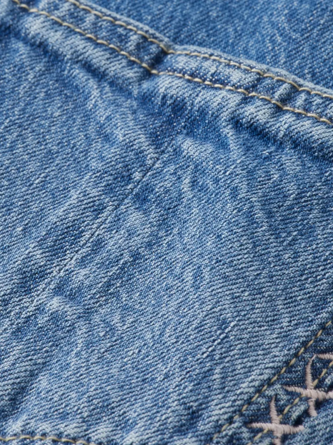 WASHED DENIM DUNGAREE WITH WIDE LEG--Scotch & Soda Discount