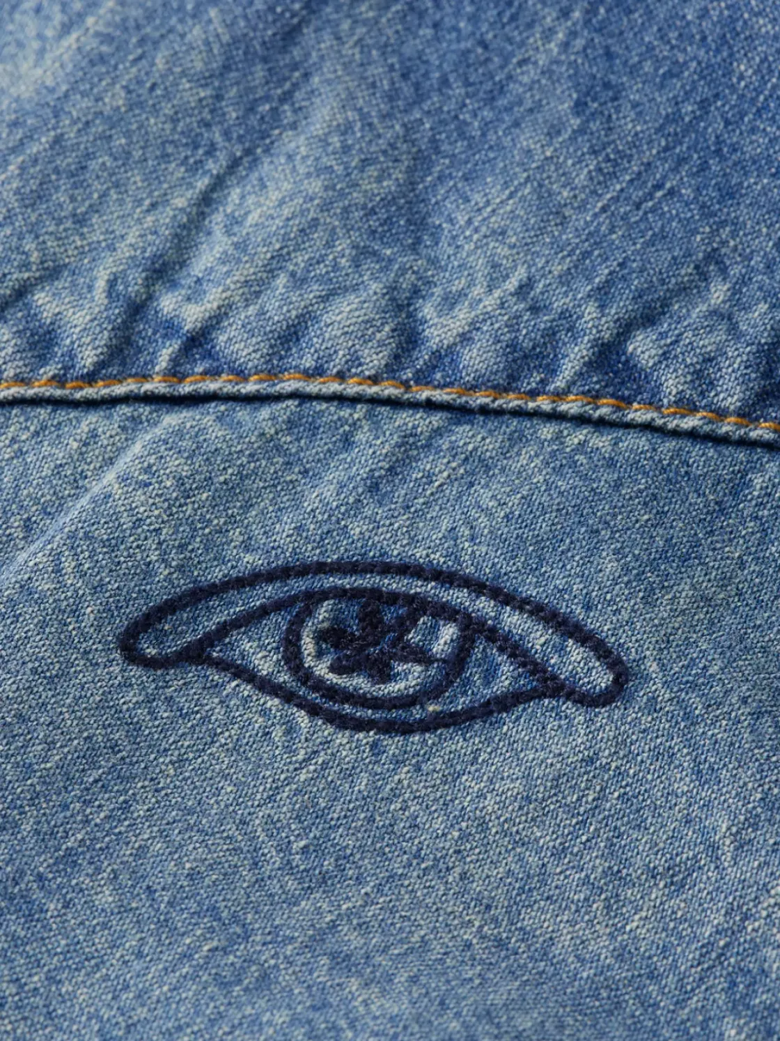 WASHED REGULAR FIT DENIM WESTERN SHIRT WITH EMBROIDERIES-Scotch & Soda Discount