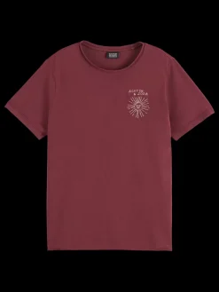 WASHED WITH CHEST ARTWORK RELAXED FIT T-SHIRT-Scotch & Soda Discount