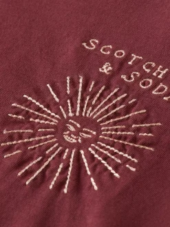 WASHED WITH CHEST ARTWORK RELAXED FIT T-SHIRT-Scotch & Soda Discount