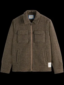 Wool-blend regular fit jacket-Scotch & Soda Hot