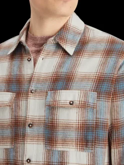 Yarn dye flannel check shirt-Scotch & Soda New
