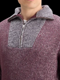 ZIP TROYER ALPACA WOOL BLEND SWEATER-Scotch & Soda Online